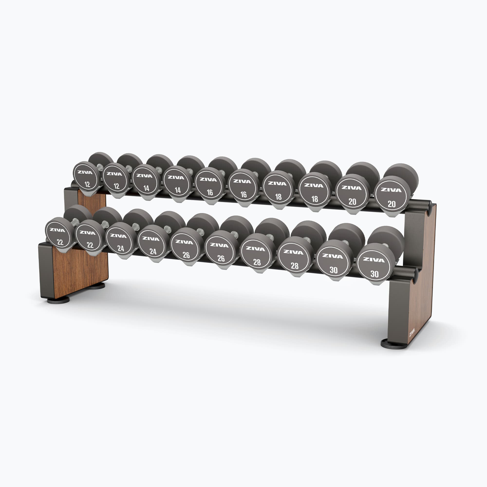 LUMINA LARGE HORIZONTAL DUMBBELL RACK